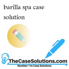 barilla spa case study solution